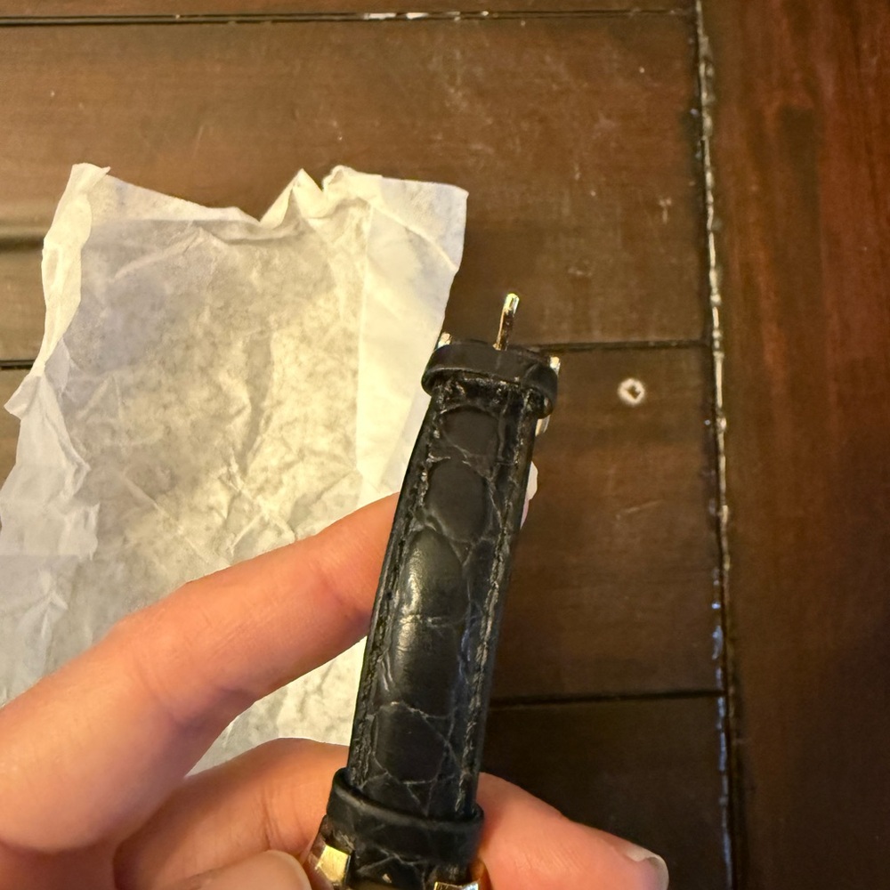 Michele Gold and Black Chronograph Watch - Picture 5 of 6